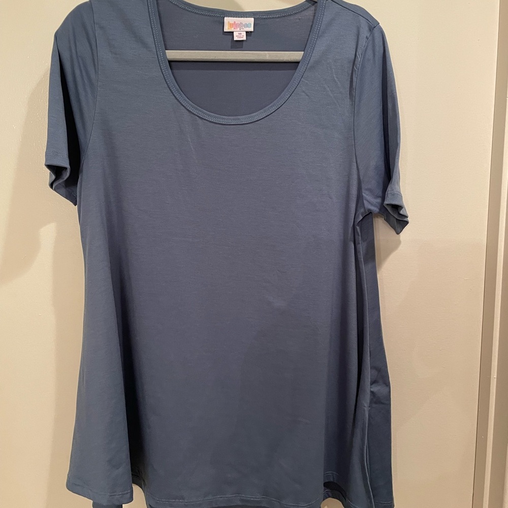 LuLaRoe Perfect T Blue Short Sleeve Tee